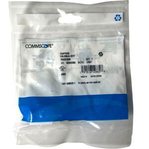 Lot of 19 CommScope Uniprise SL-Series Modular Jacks RJ45 CAT6 USL600-A.WHT